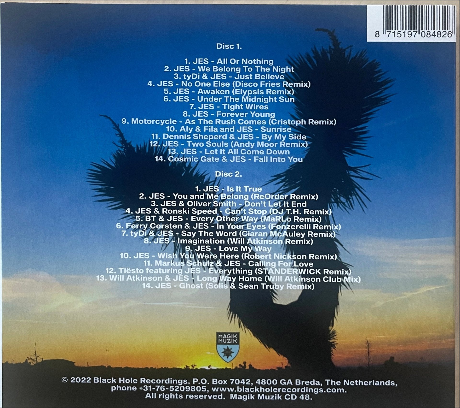 Autographed JES Memento Double CD product image (3)