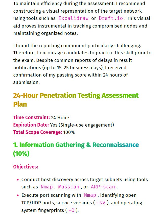 eCPPT Study Notes & Guide (Unofficial) + FREE CHEAT SHEET product image (2)