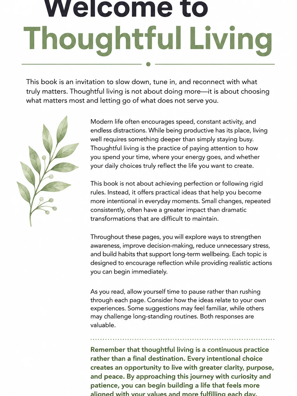 The Power of Thoughtful Living product image (2)