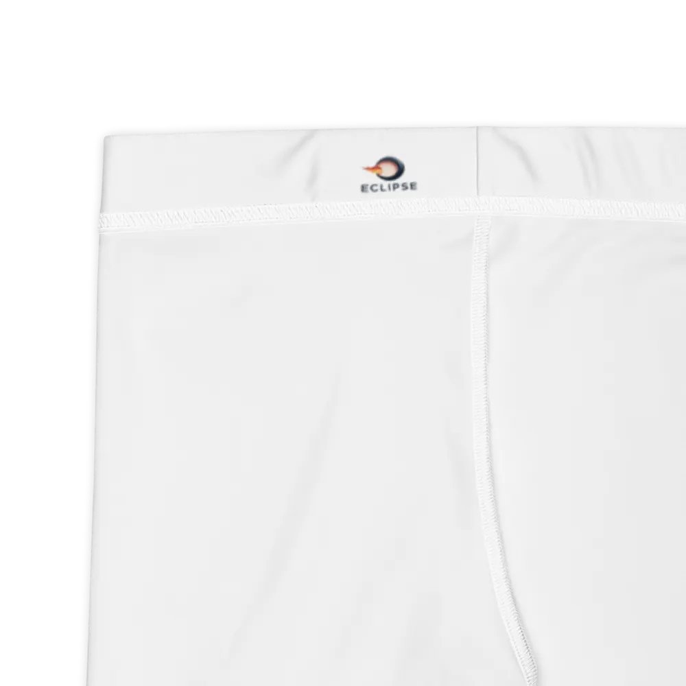 Eclipse All-Over Print White Shorts - Comfortable Stretchy Fit XS-3XL product image (3)