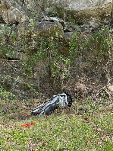 Hope this guy is ok seen this on NC 28 HellBender today between Fontana & Deals Gap Motorcycle Resort