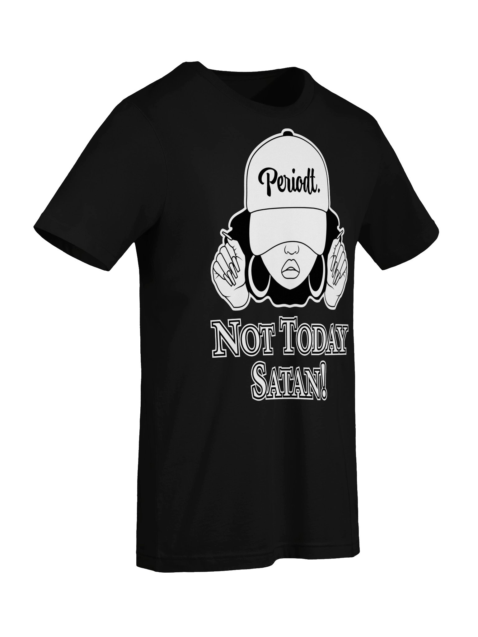 Not Today Satan B&W, Drk T-Shirt product image (7)