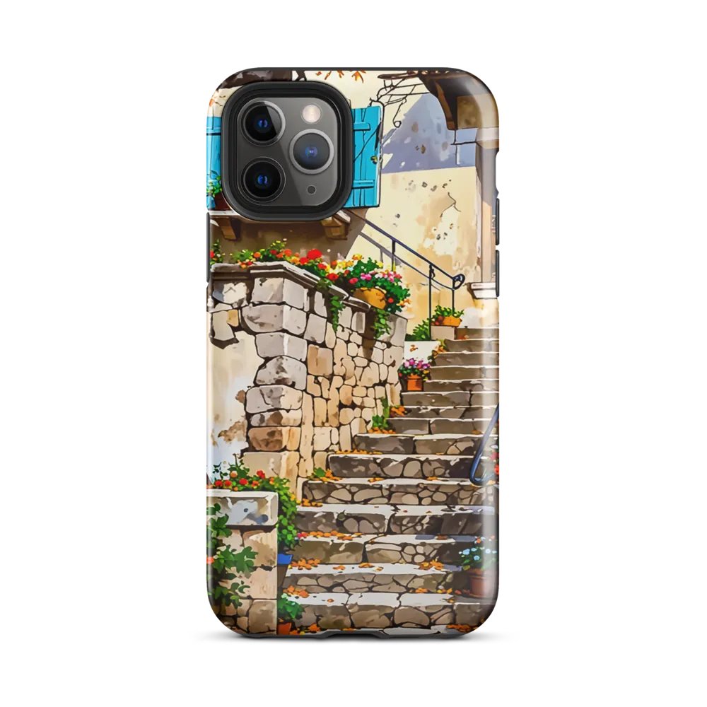 Mediterranean Rustic Village Stonework iPhone Case product image (49)