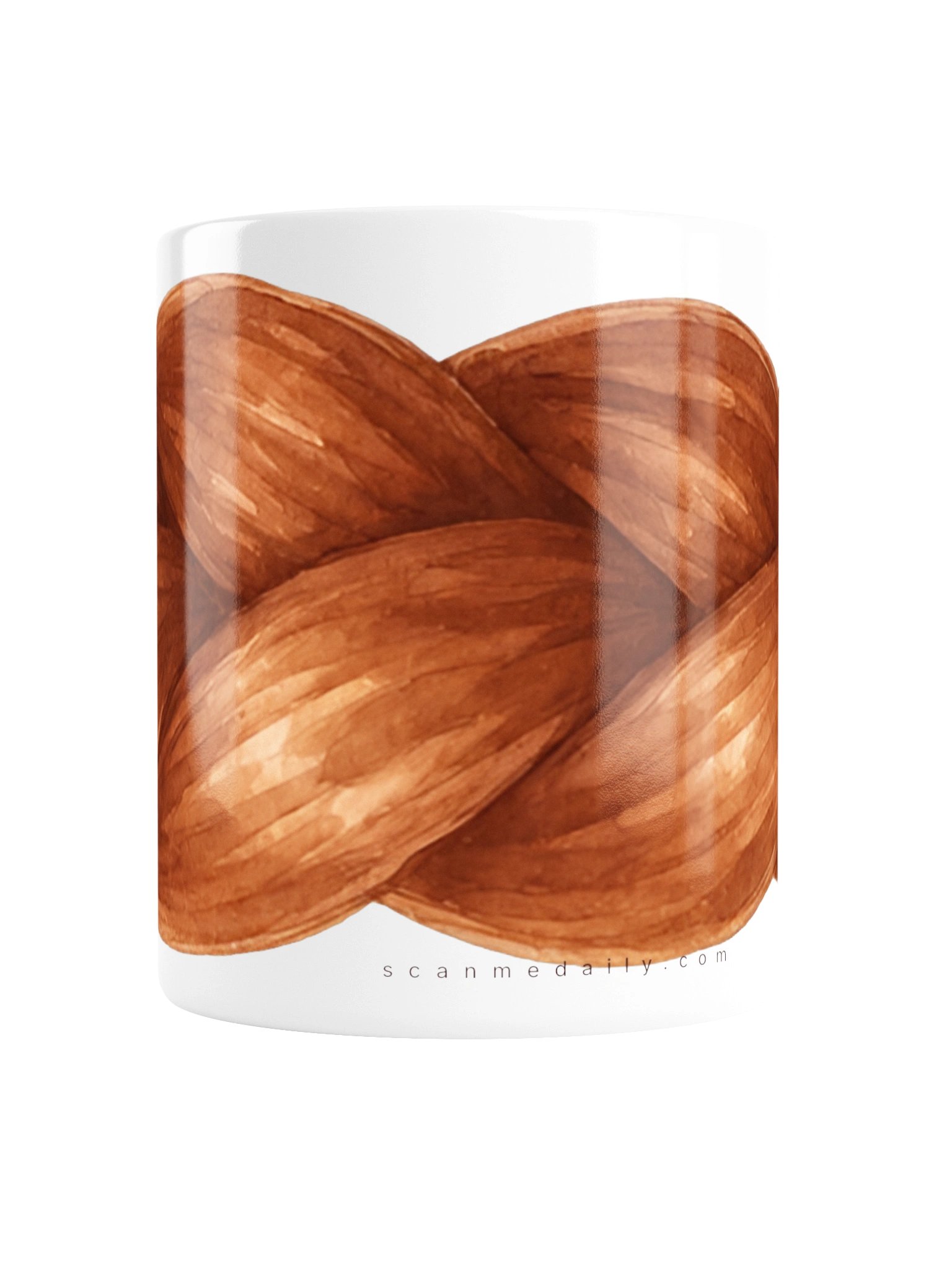 <i>Red Braid</i> • QR Mug<br /> With 160 Daily Quotes<br /> <small>Quotes from beloved novel<br />Anne of Green Gables (1908)</small> product image (4)