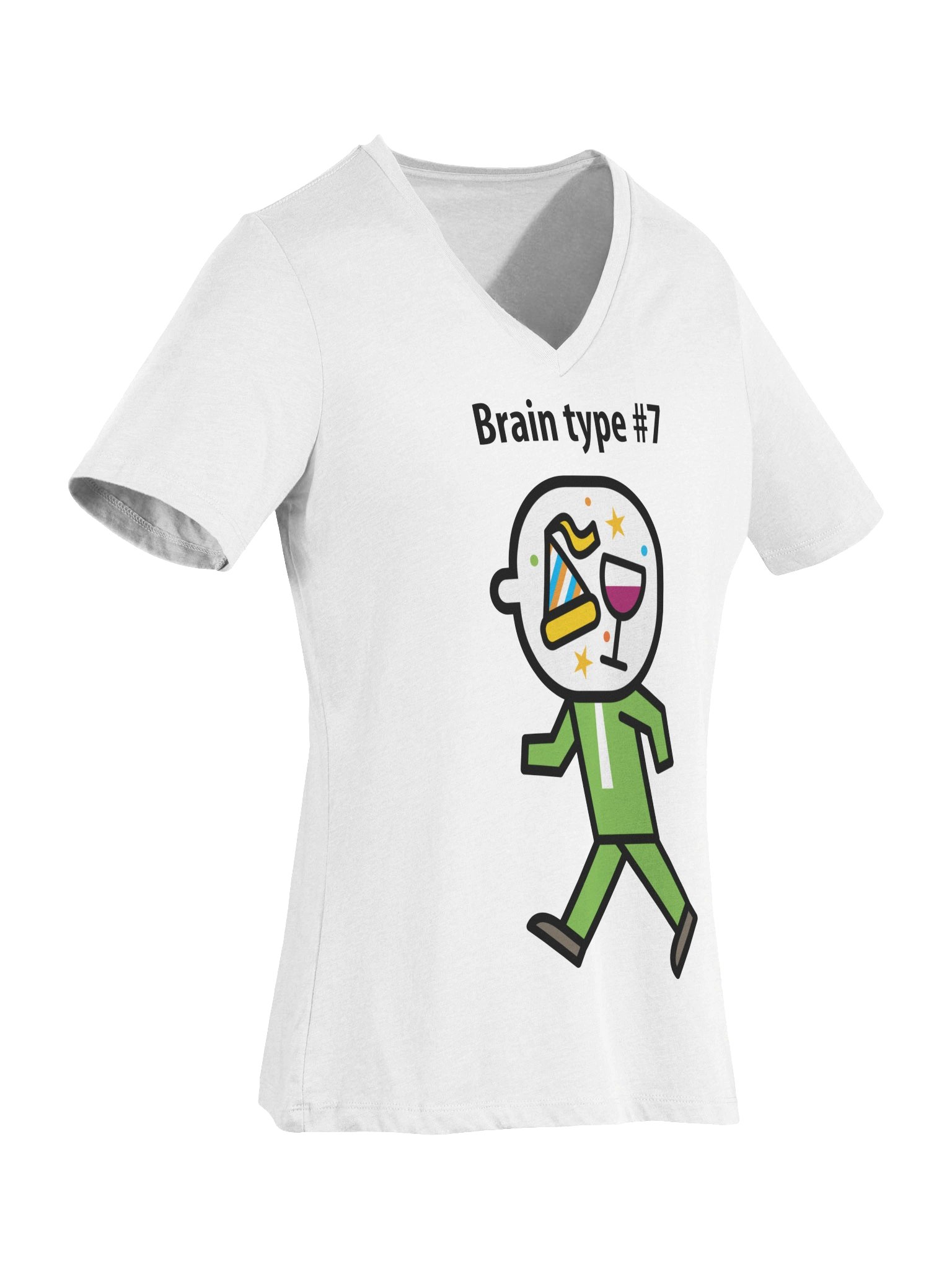Women's t-shirt for brain type #7 product image (7)