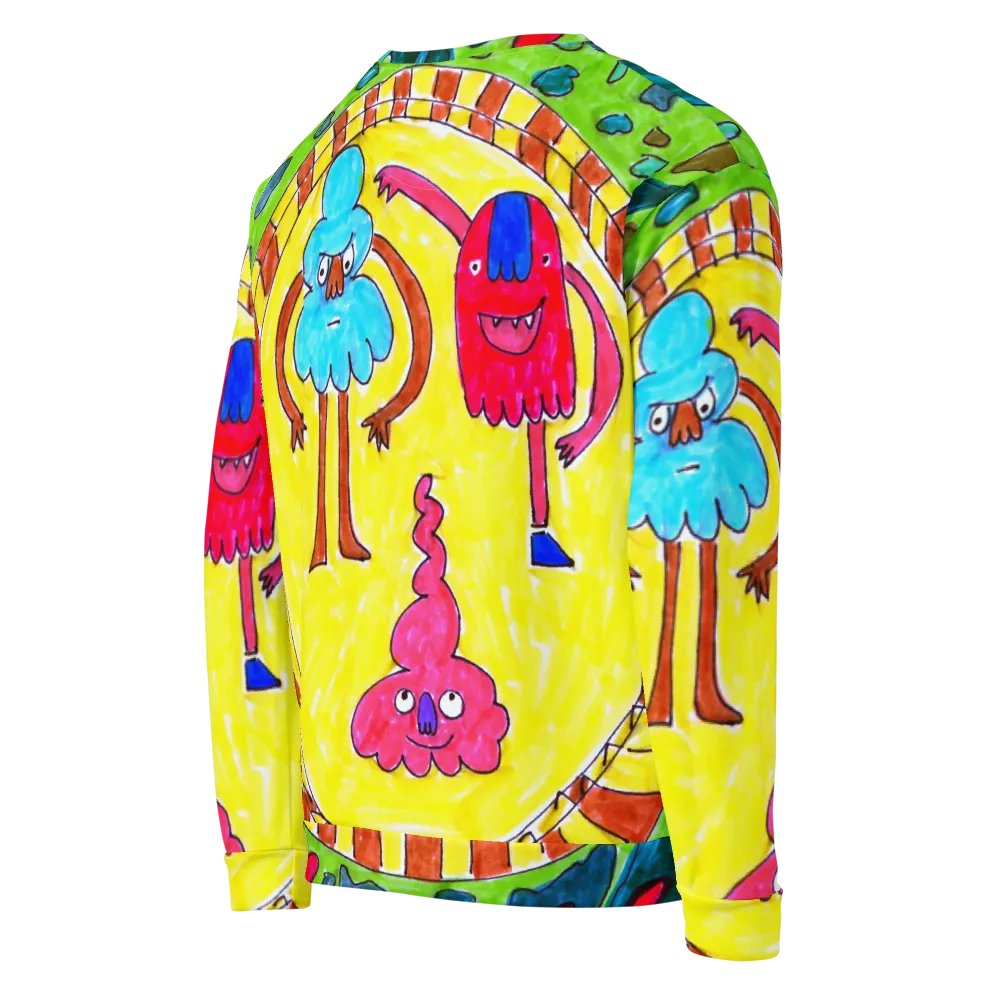 Abstract Doodle Folk Unisex Sweatshirt product image (9)