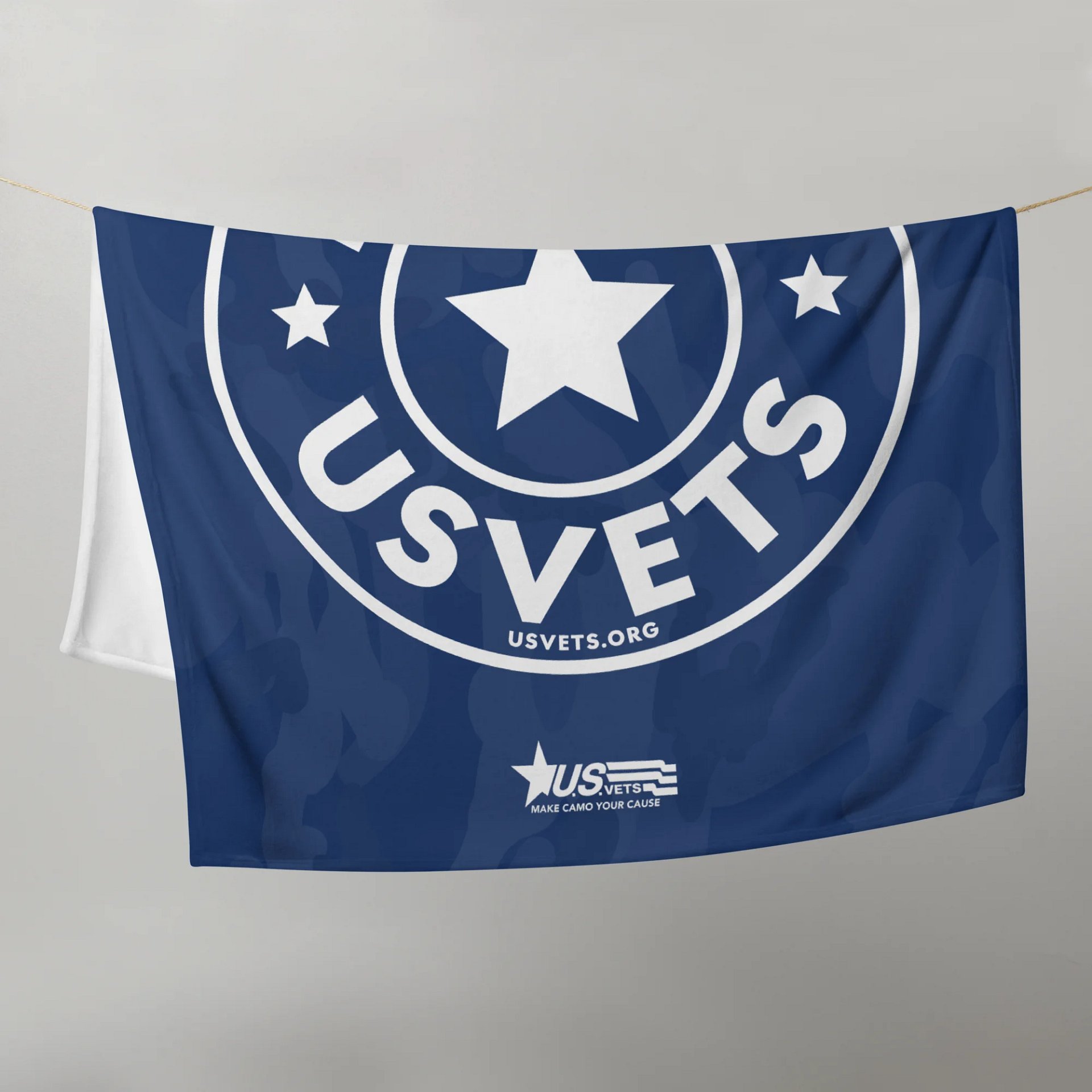 HONORUSVETS - BLUE THROW BLANKET product image (4)