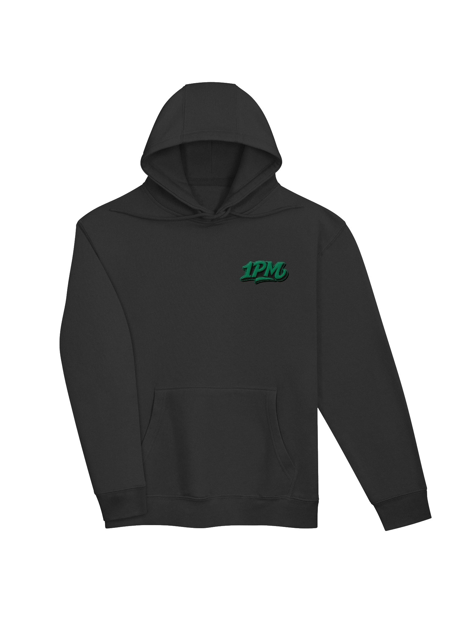 1PM Stylized Green Lettering Hoodie product image (11)