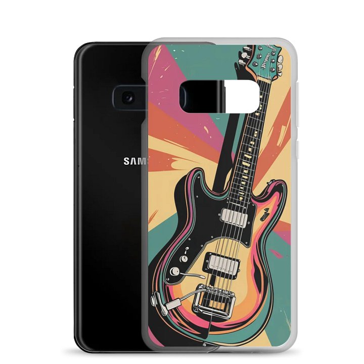 Vibrant Guitar Art Clear Samsung® Case product image (24)