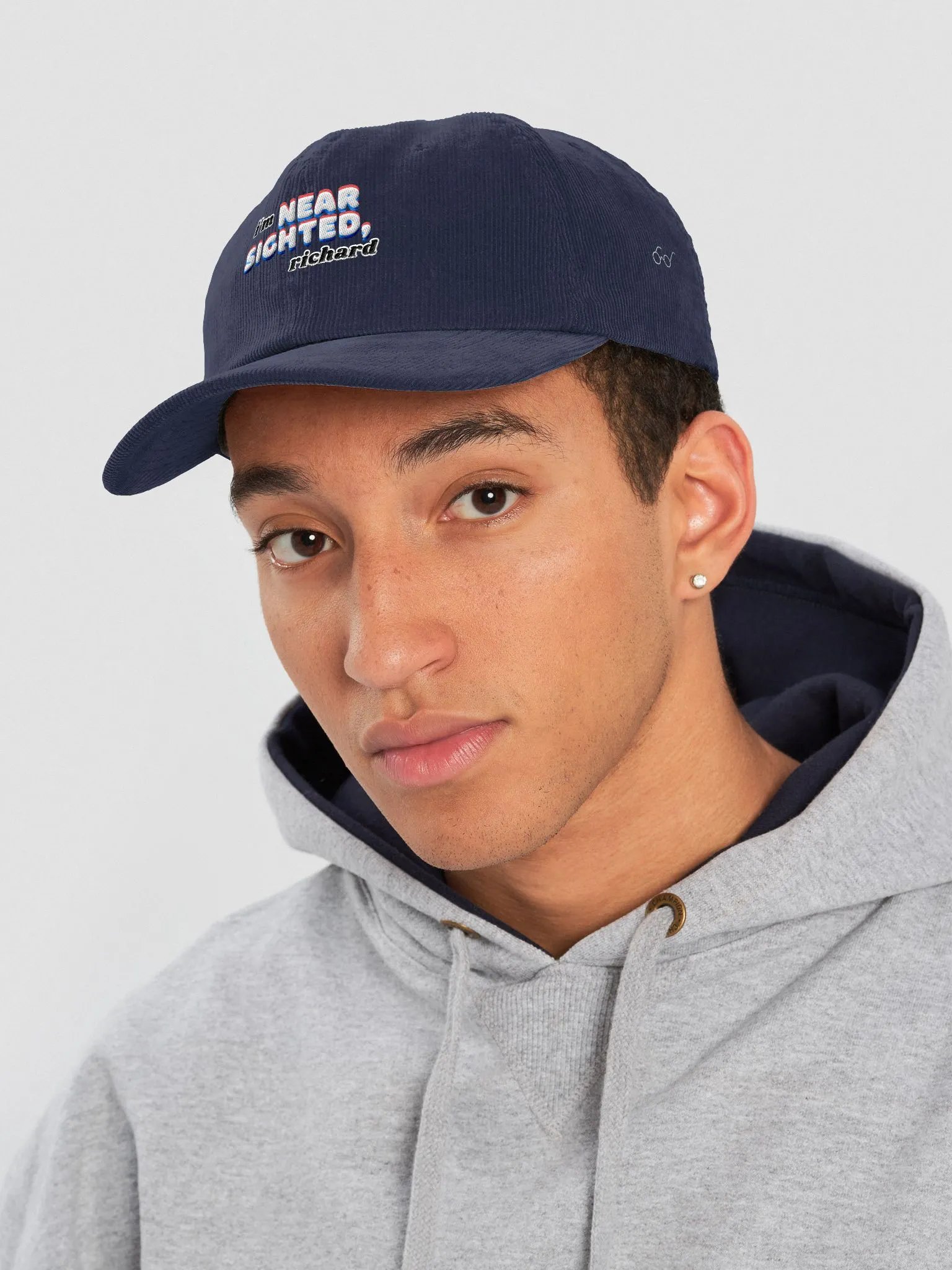 I'M NEARSIGHTED, RICHARD corduroy dad hat product image (29)