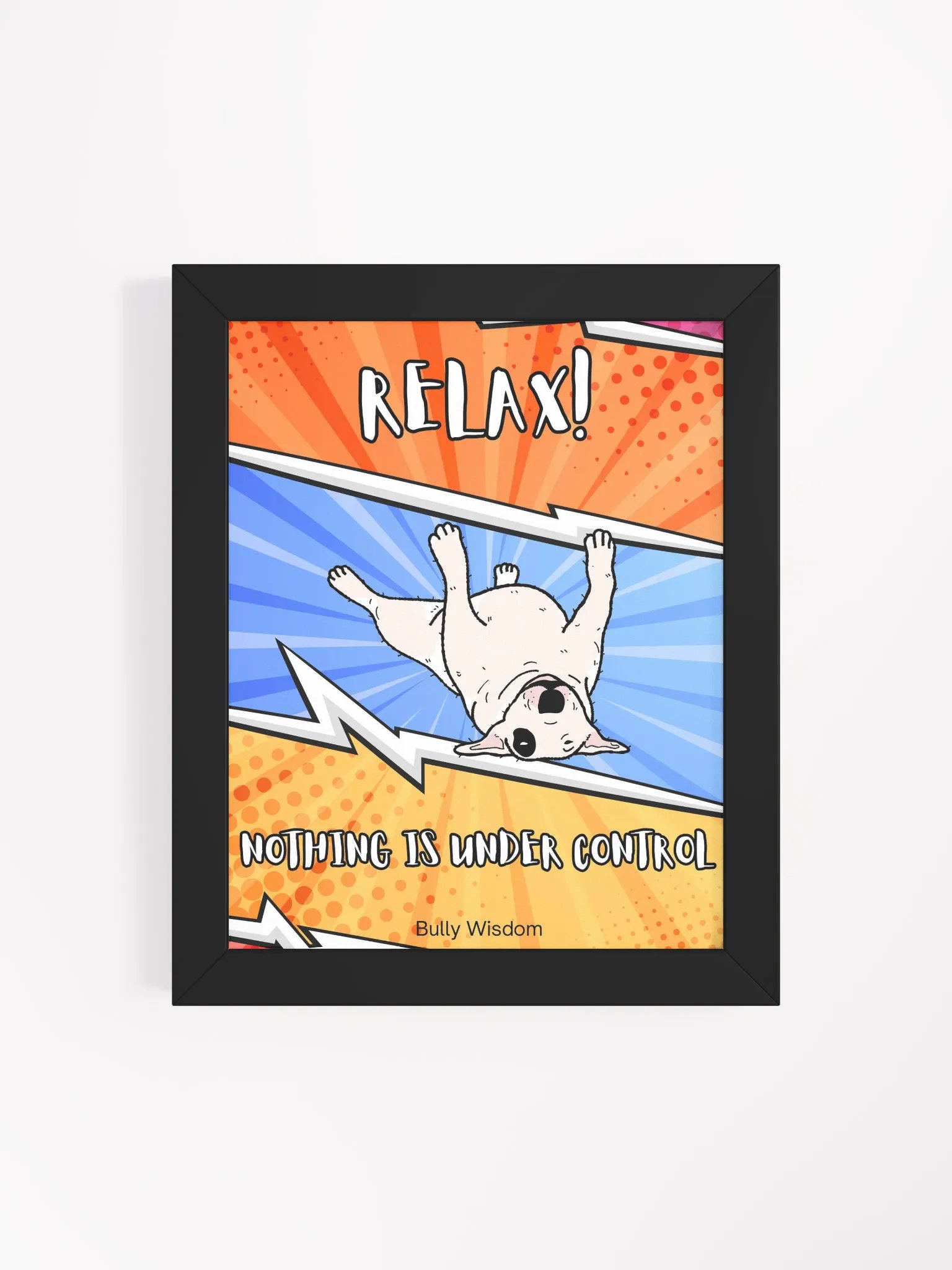 Bull Terrier Cartoon Relax! product image (41)