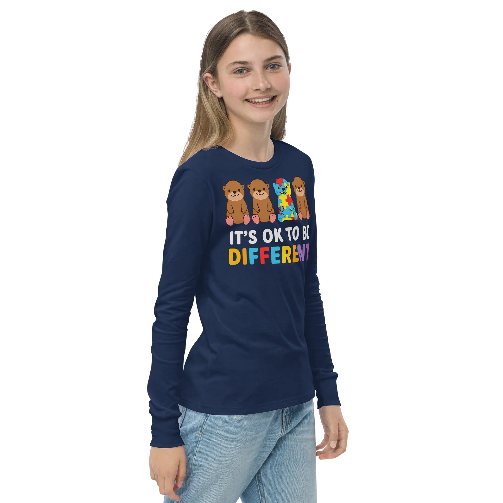 It's Ok To Be Different Youth Long Sleeve T-shirt product image (16)