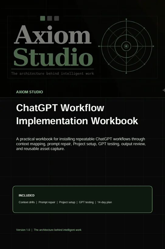 Axiom ChatGPT Workspace Operating Pack product image (3)