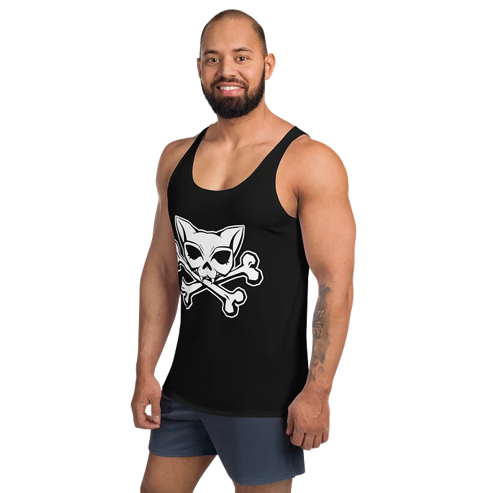 White Kat Skull Designer Tee product image (2)