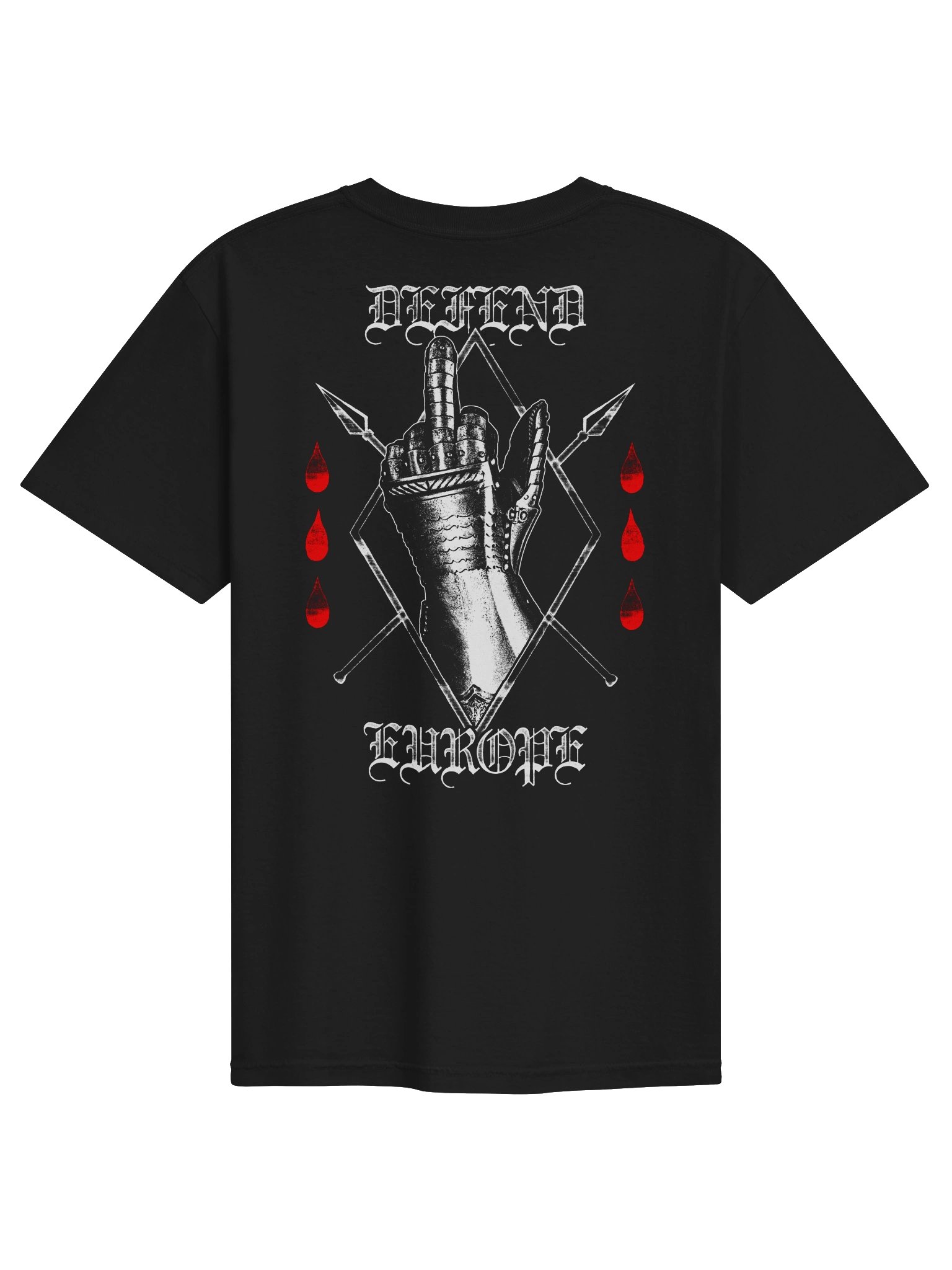 DEFEND EUROPE TSHIRT BACKPRINT product image (2)