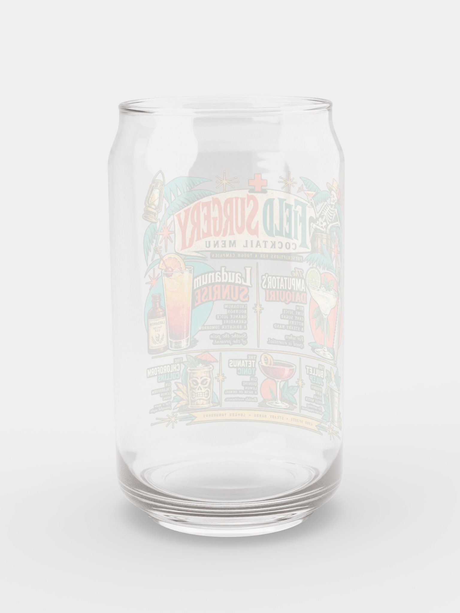 Prescriptions for a Tough Campaign: Field Surgery Cocktail Glass product image (10)