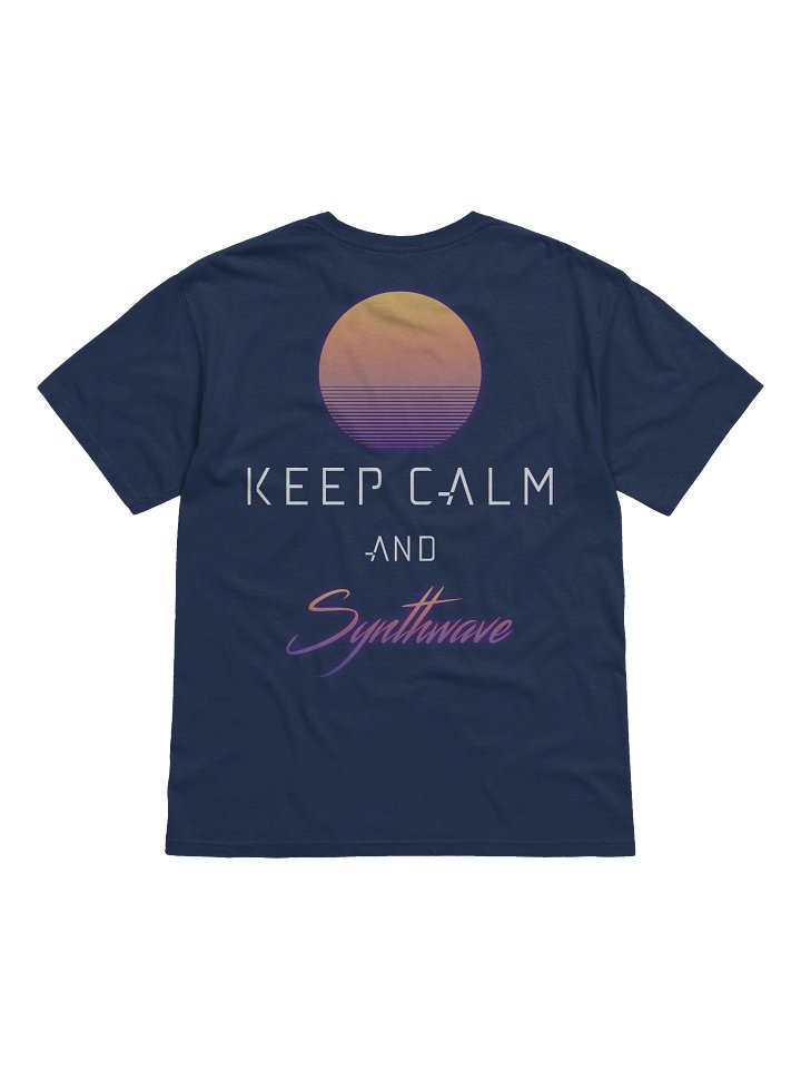 Keep Calm and Synthwave Men's Tee product image (2)