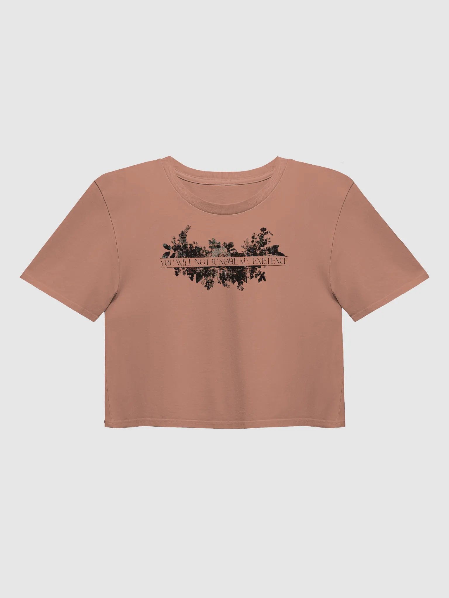 You Will Not Ignore My Existence // Pride 2025 Crop Tee product image (1)