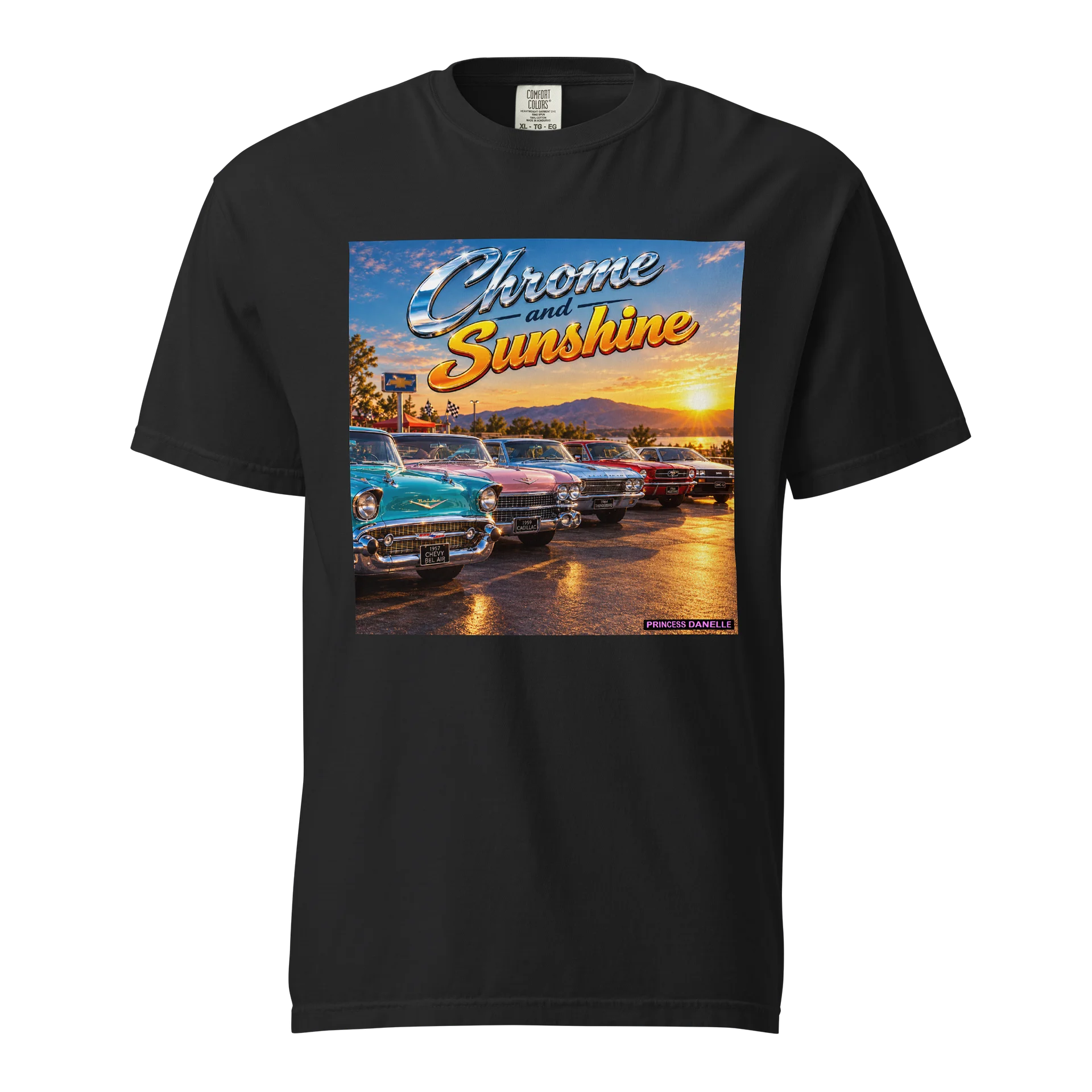 Chrome and Sunshine Classic Cars Tee product image (1)
