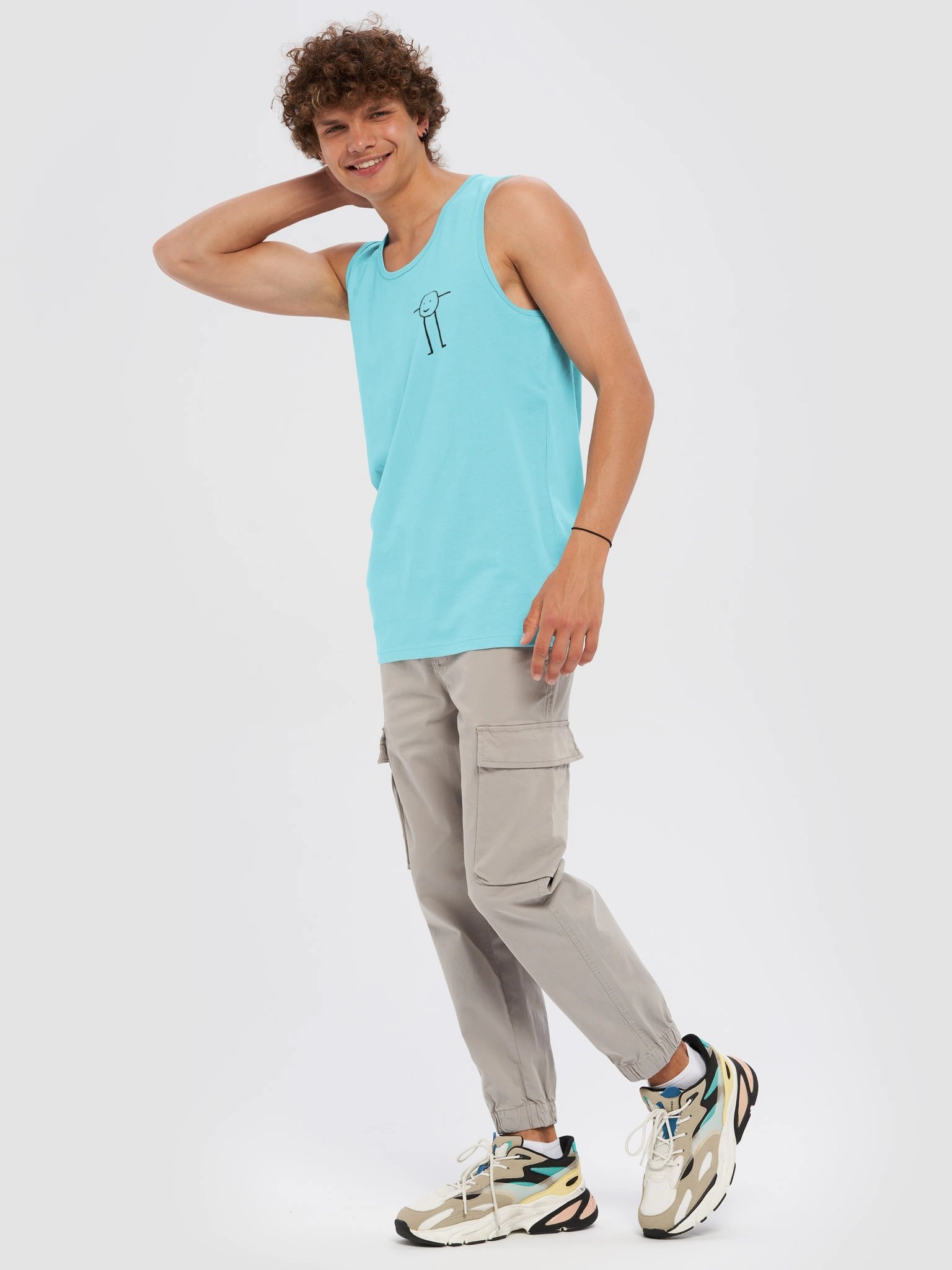 Stickman Tank (black print) product image (5)