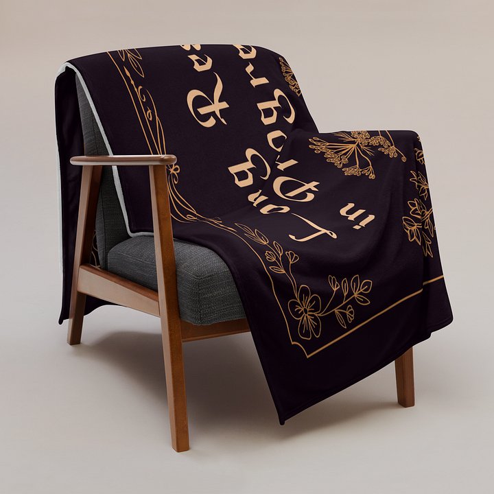 Long Rest in Progress Blanket | Gamer Recovery & Spoonie Throw product image (2)