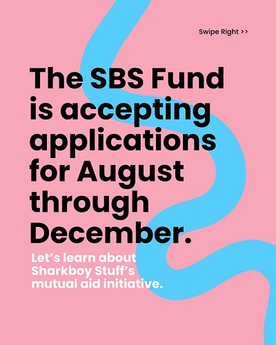 The SBS Fund is accepting applications for August through December!

All that's needed to apply is you need to be trans and y...