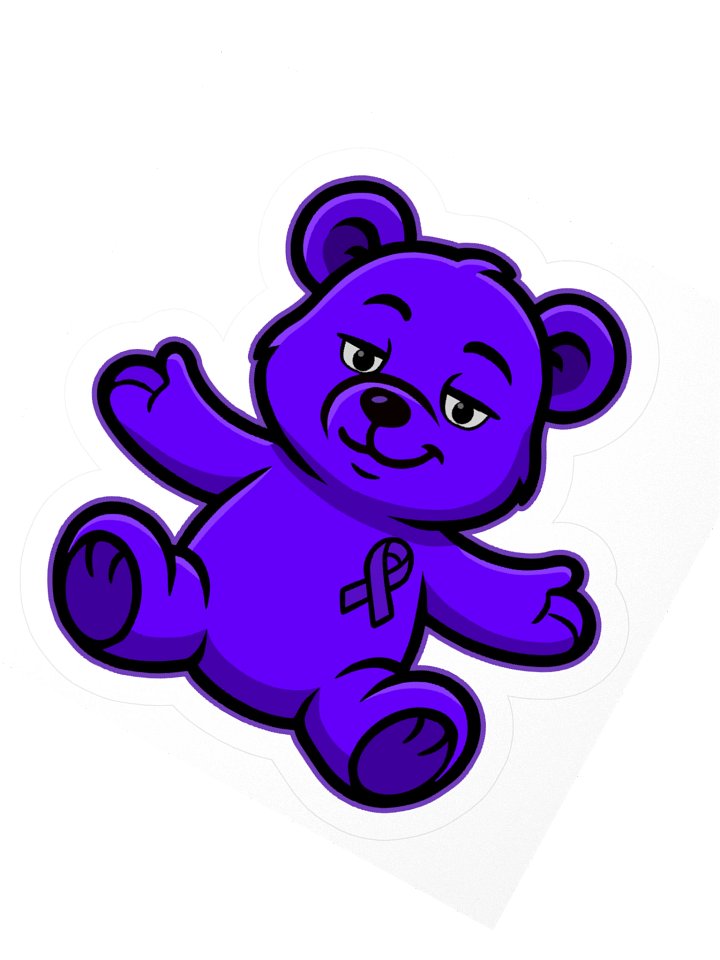 Purple Bear or Sharing Sticker product image (2)