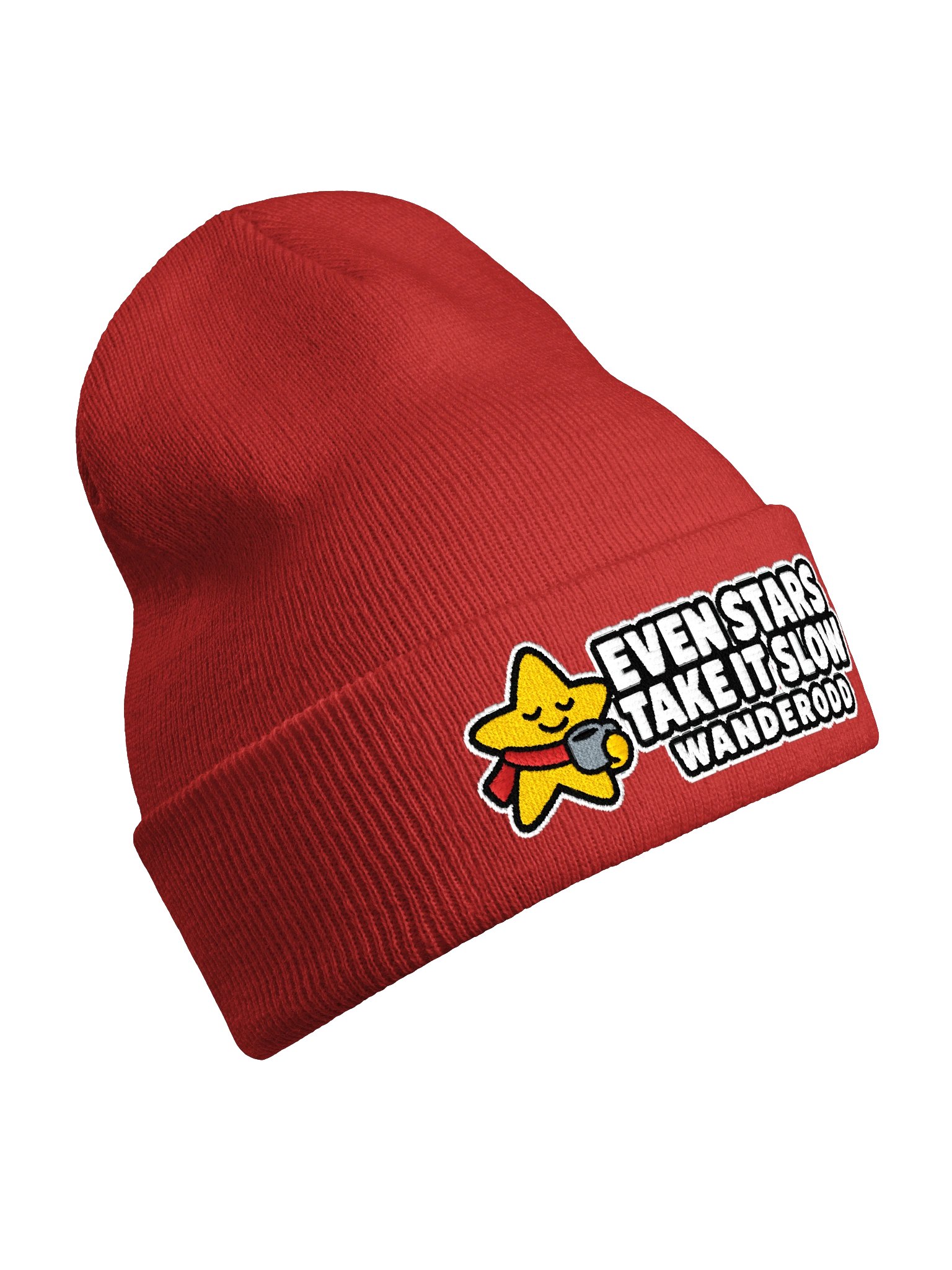 Christmas Star Embroidered Beanie – Take It Slow | WanderOdd product image (68)