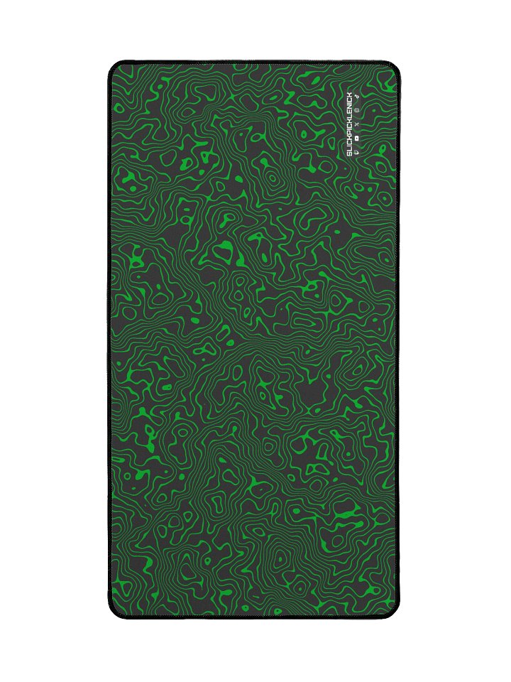 Green Topographic Desk Mat product image (2)