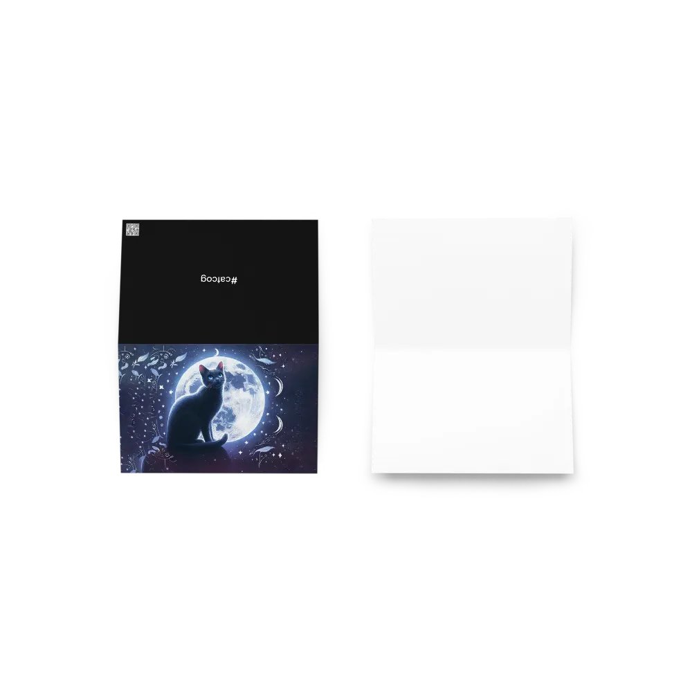 Greeting Card: Black Cat product image (2)