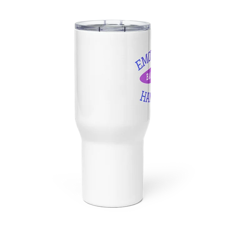 Emotional Baggage Handler Varsity Style 25 oz or 40oz Tumbler-Blue, Lavender, Pink and White product image (2)