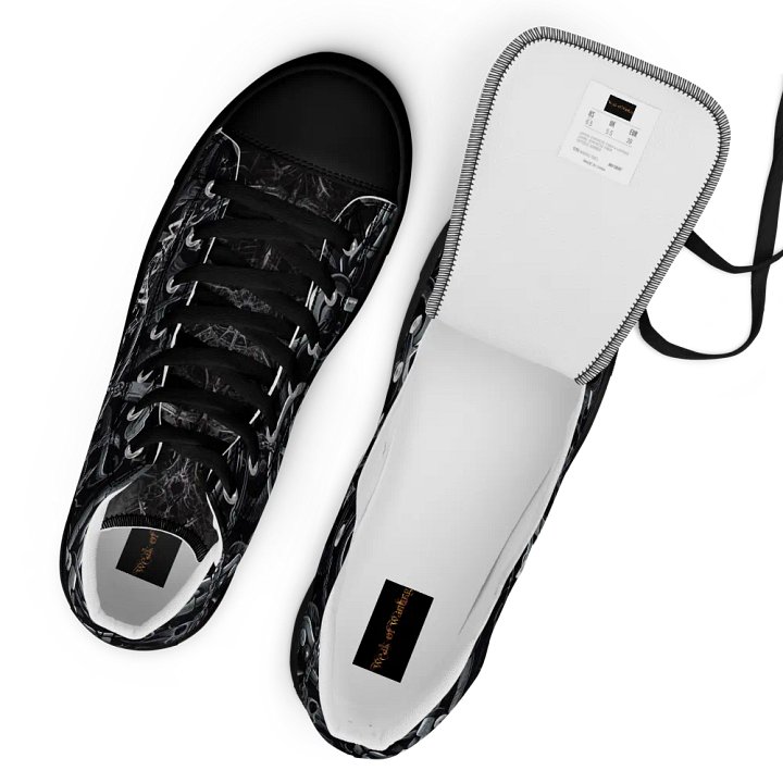 Weak Of Wanting Gothic / Metal Logo High Tops product image (2)