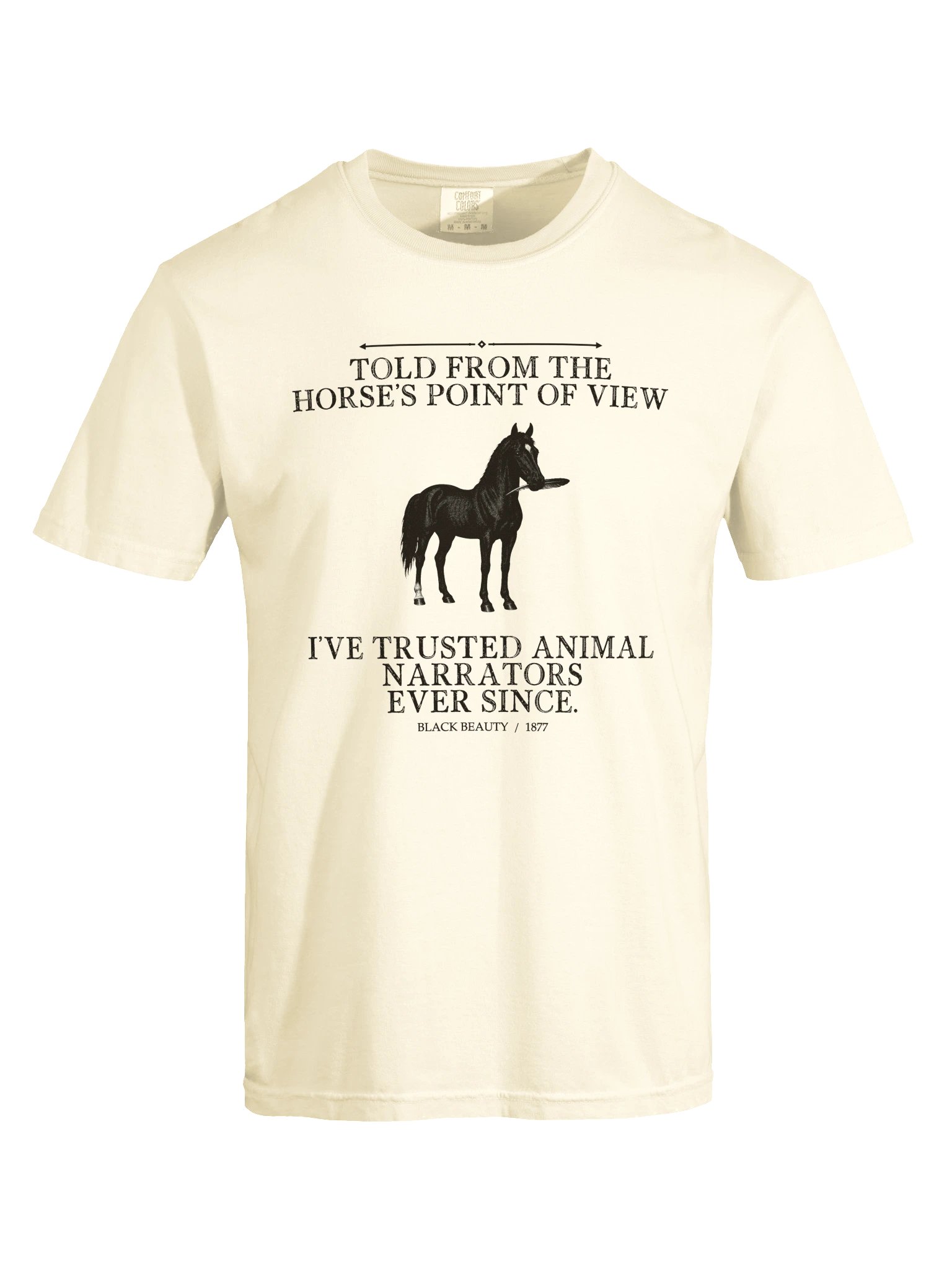 Told From Horse S Point View Ve -- Black Beauty Tee (Light) product image (17)