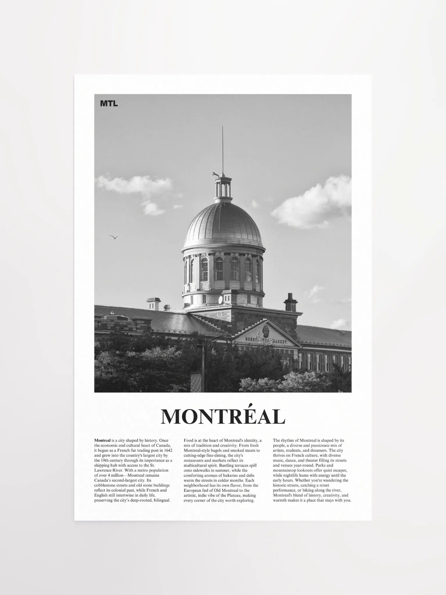 Montreal 03 Newspaper Poster product image (15)