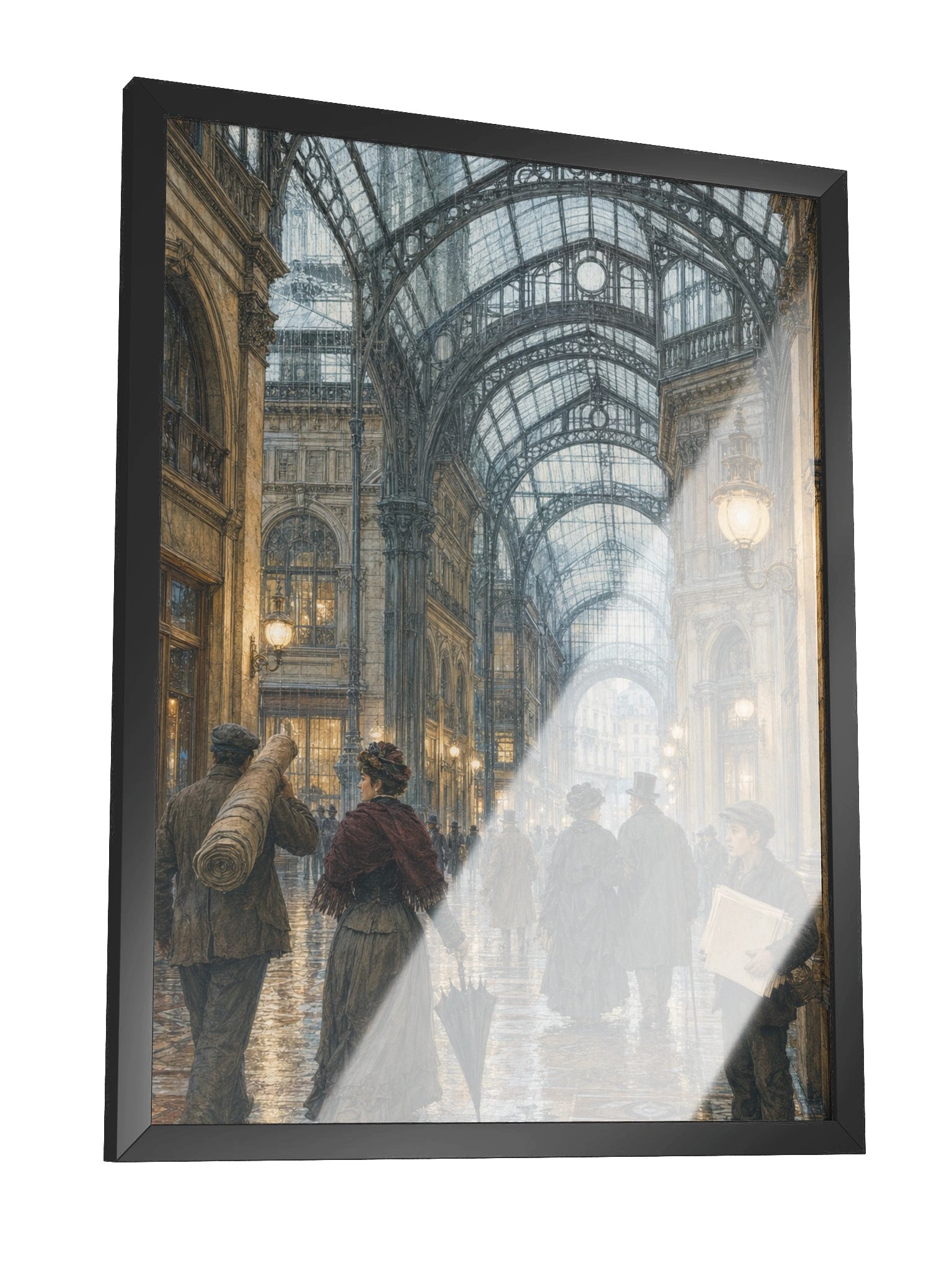 Milano tra Ferro e Vetro — Framed Matte Art Print product image (6)
