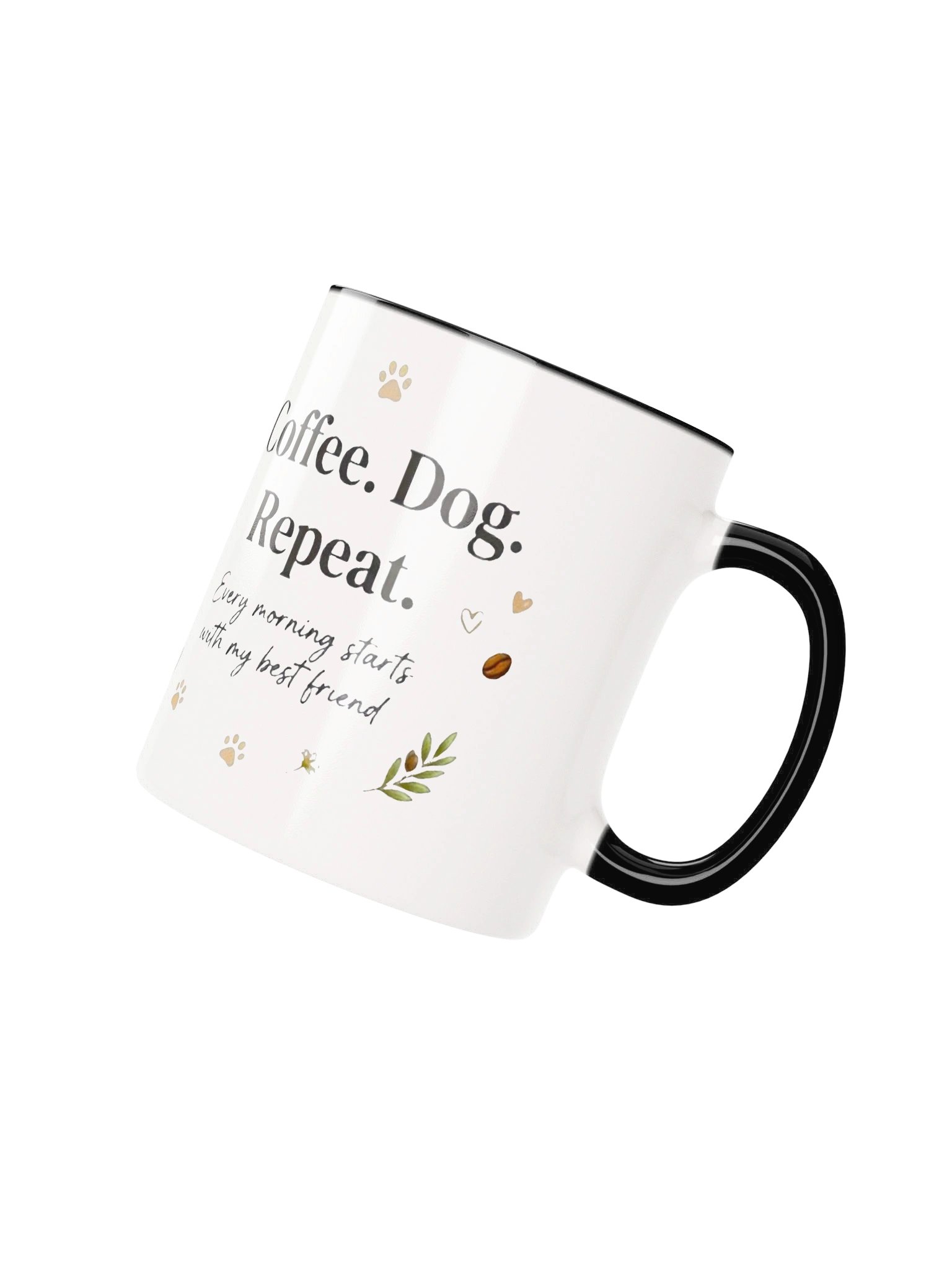 Coffee Dog Repeat Golden Retriever Accent Mug product image (3)