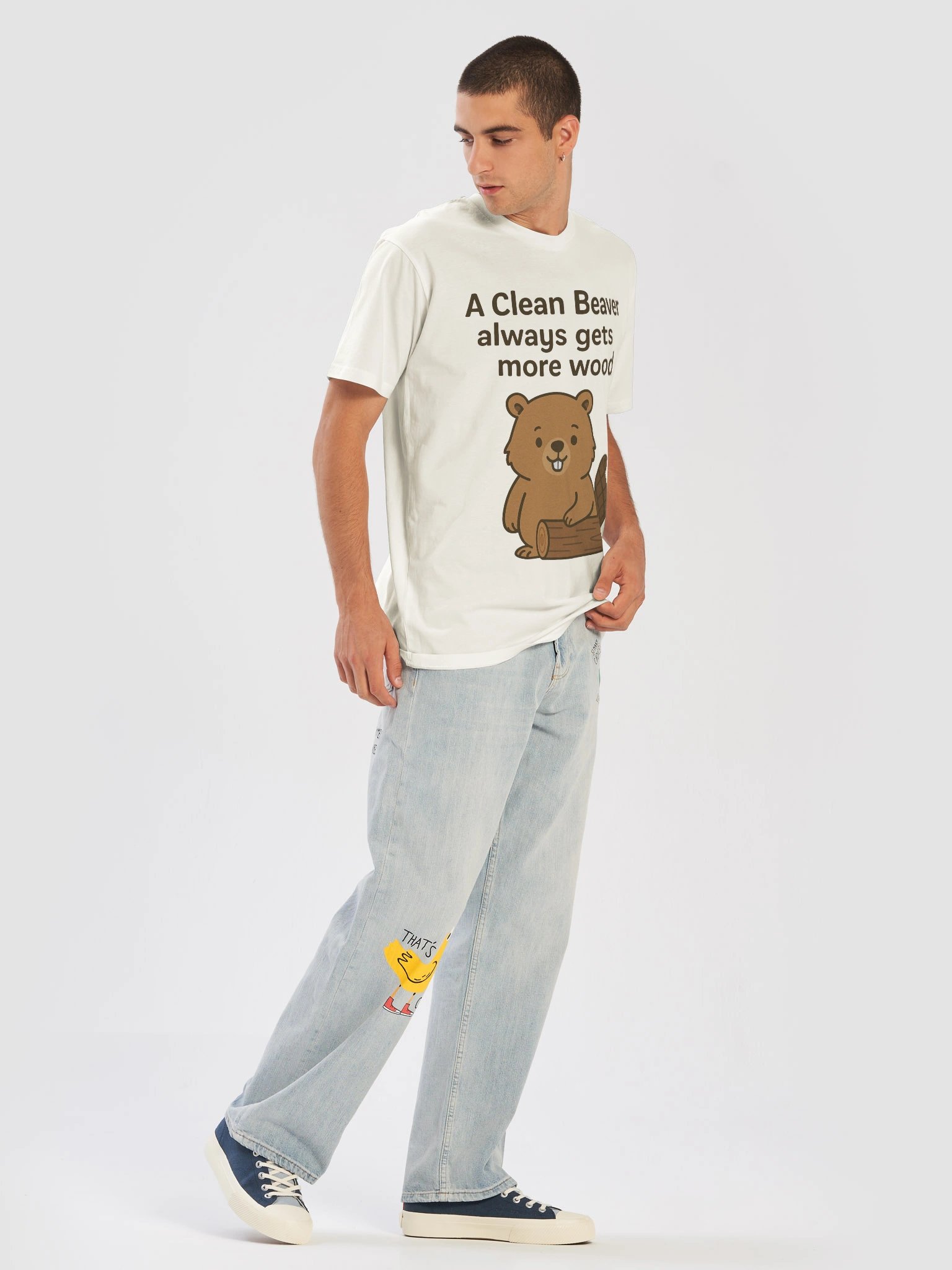 A Clean Beaver Always Gets More Wood Tee product image (5)