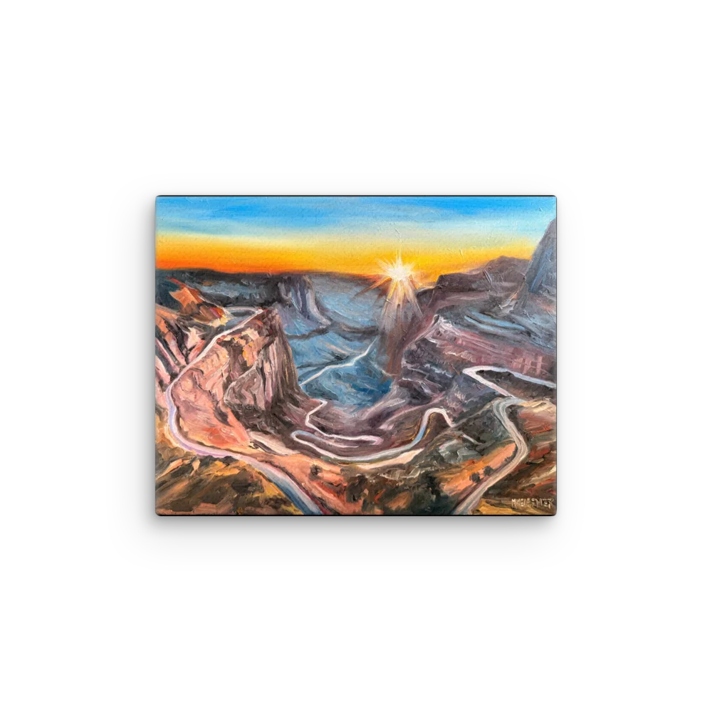 Shaffer Trail - Canyonlands National Park Giclee Canvas product image (1)