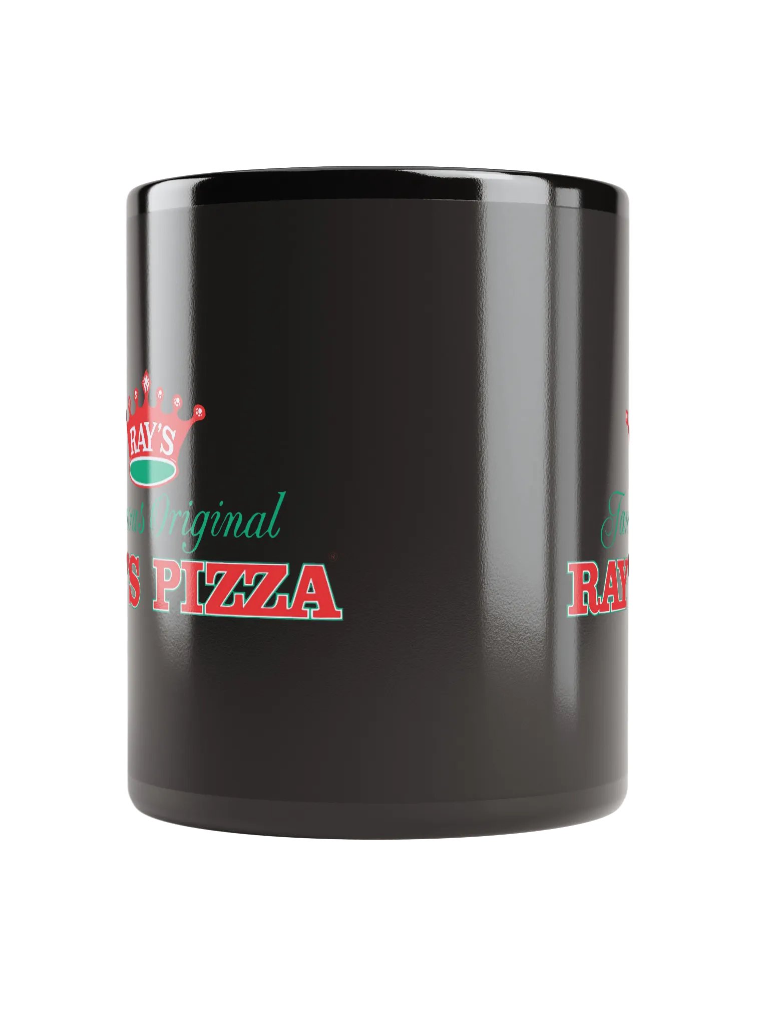 Ray's Pizza Black Glossy Mug product image (6)