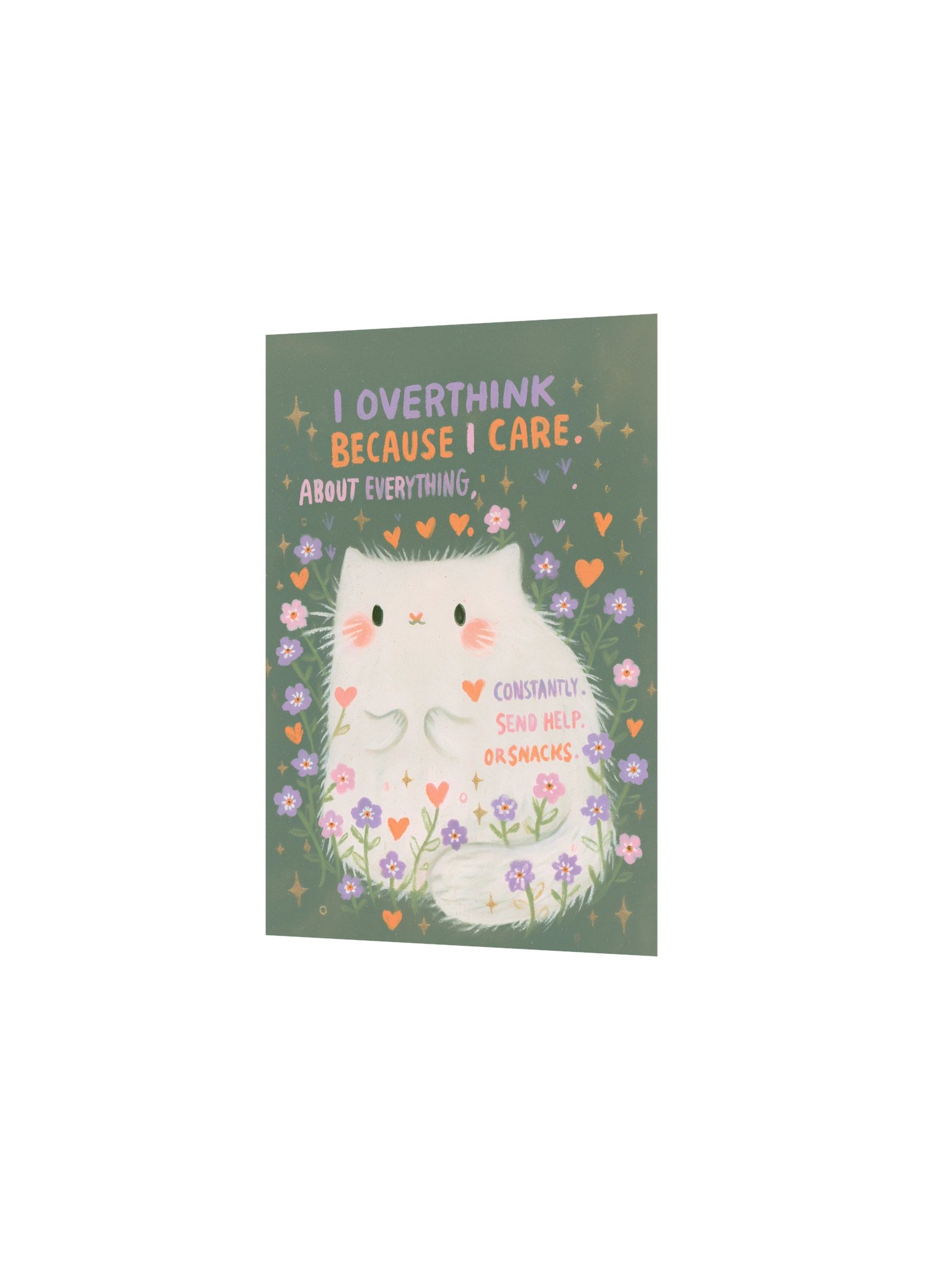 Overthink Cat Poster product image (10)