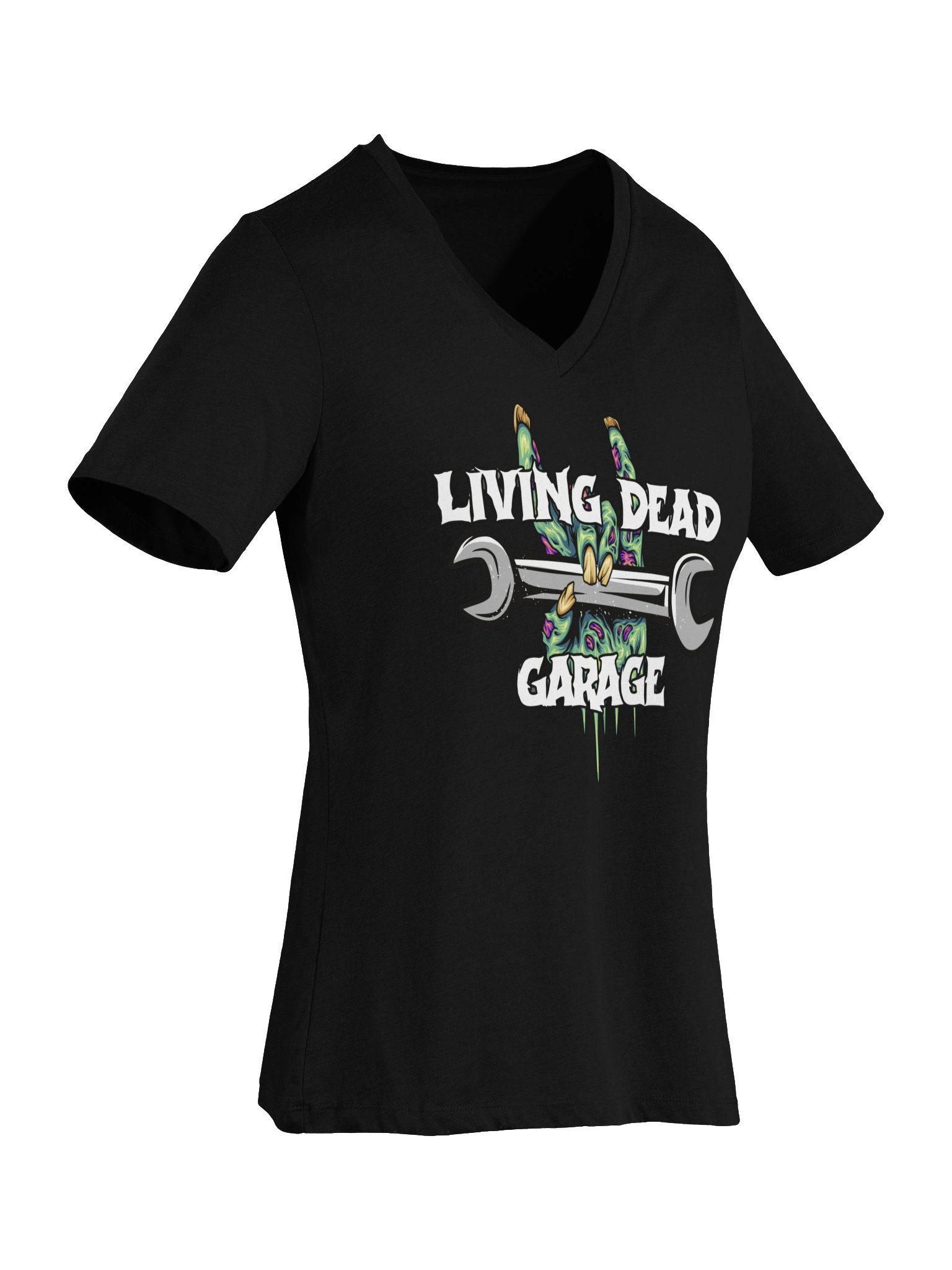 Living Dead Garage Womens V-neck product image (16)