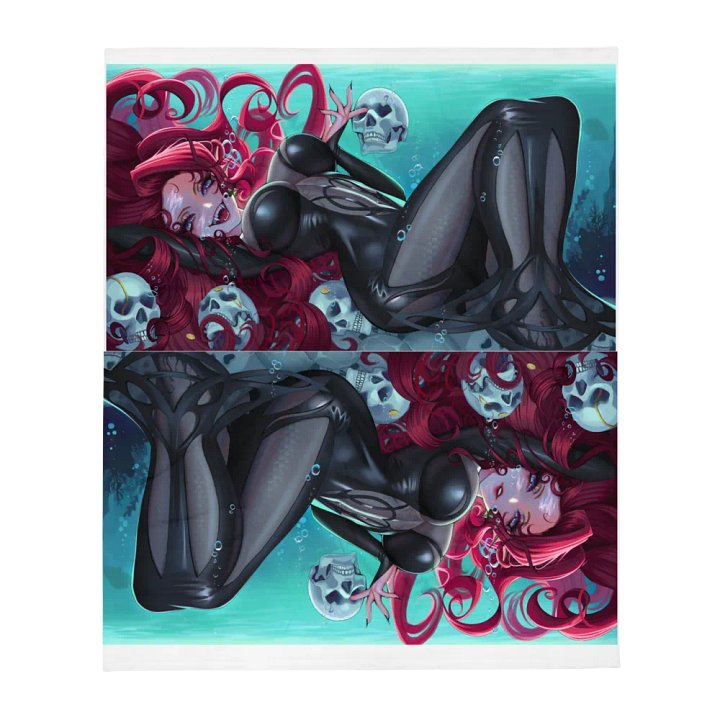 Deadly Beautiful Skulls Blanket product image (1)