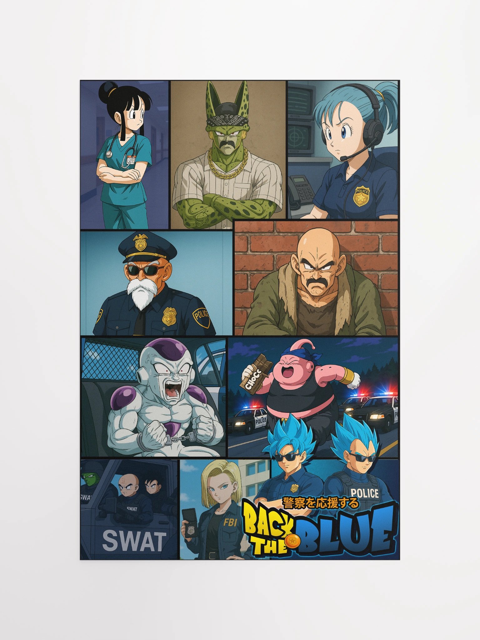 Back The SSJ Blue Poster Print product image (8)
