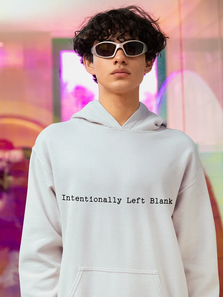 Intentionally Left Blank Printed Classic Pullover Hoodie product image (1)
