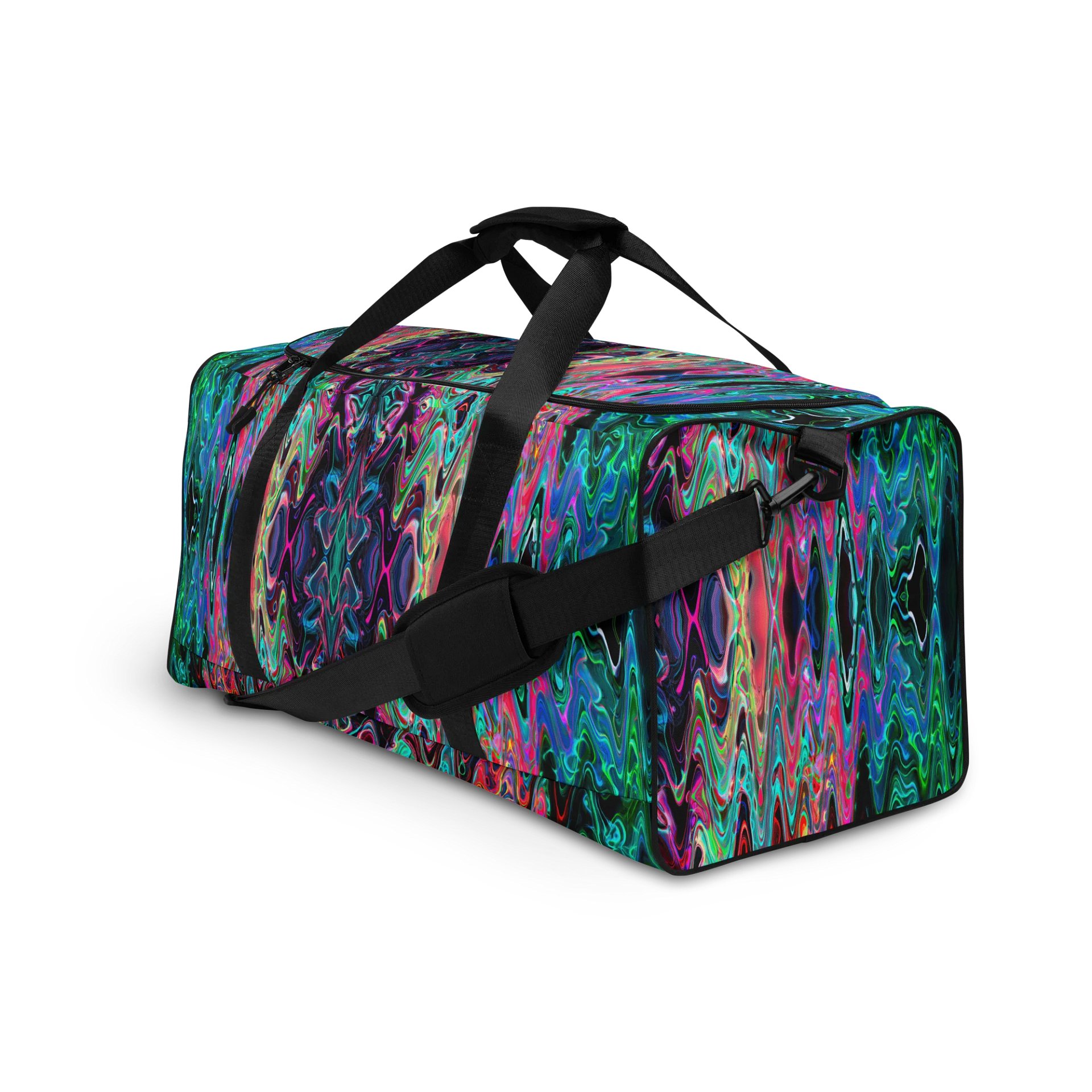 Radiant Resonance Fracture All-Over Print Duffle product image (11)