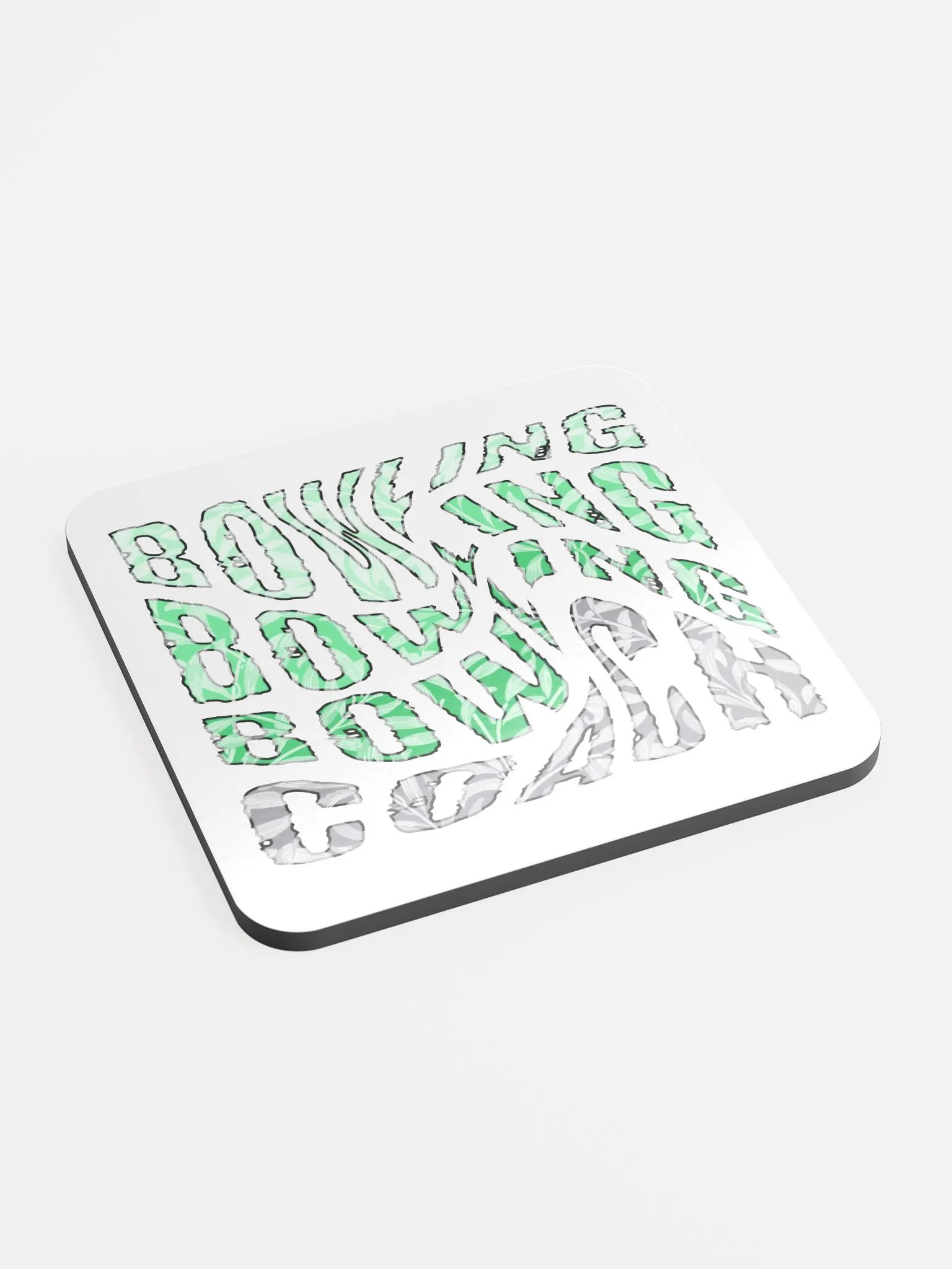 Bowling Coach Distorted Coaster Set product image (3)
