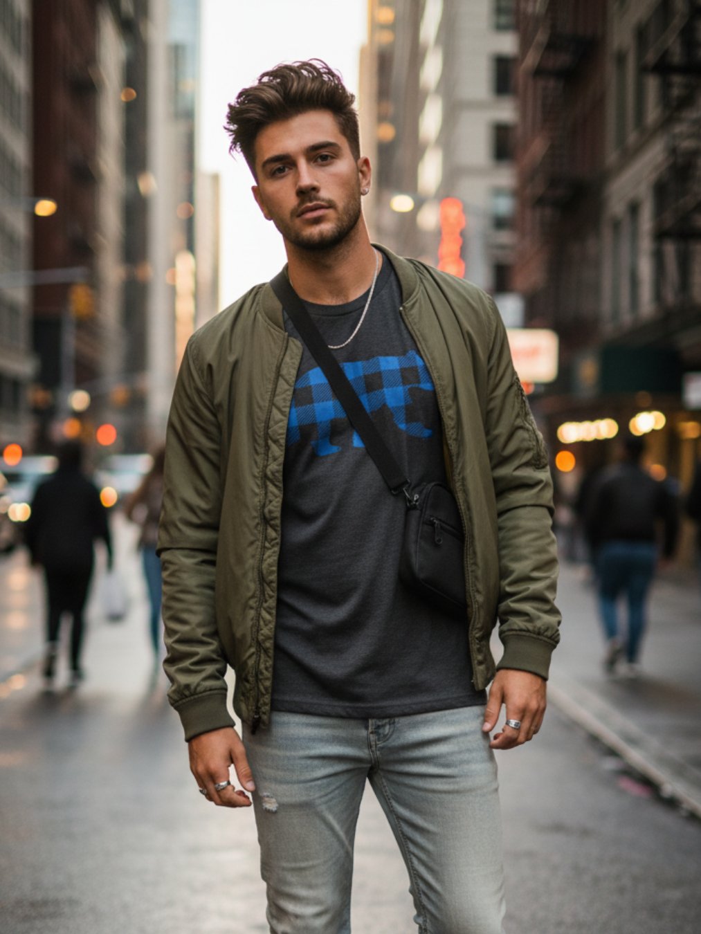 Blue Buffalo Check Bear T-Shirt product image (5)