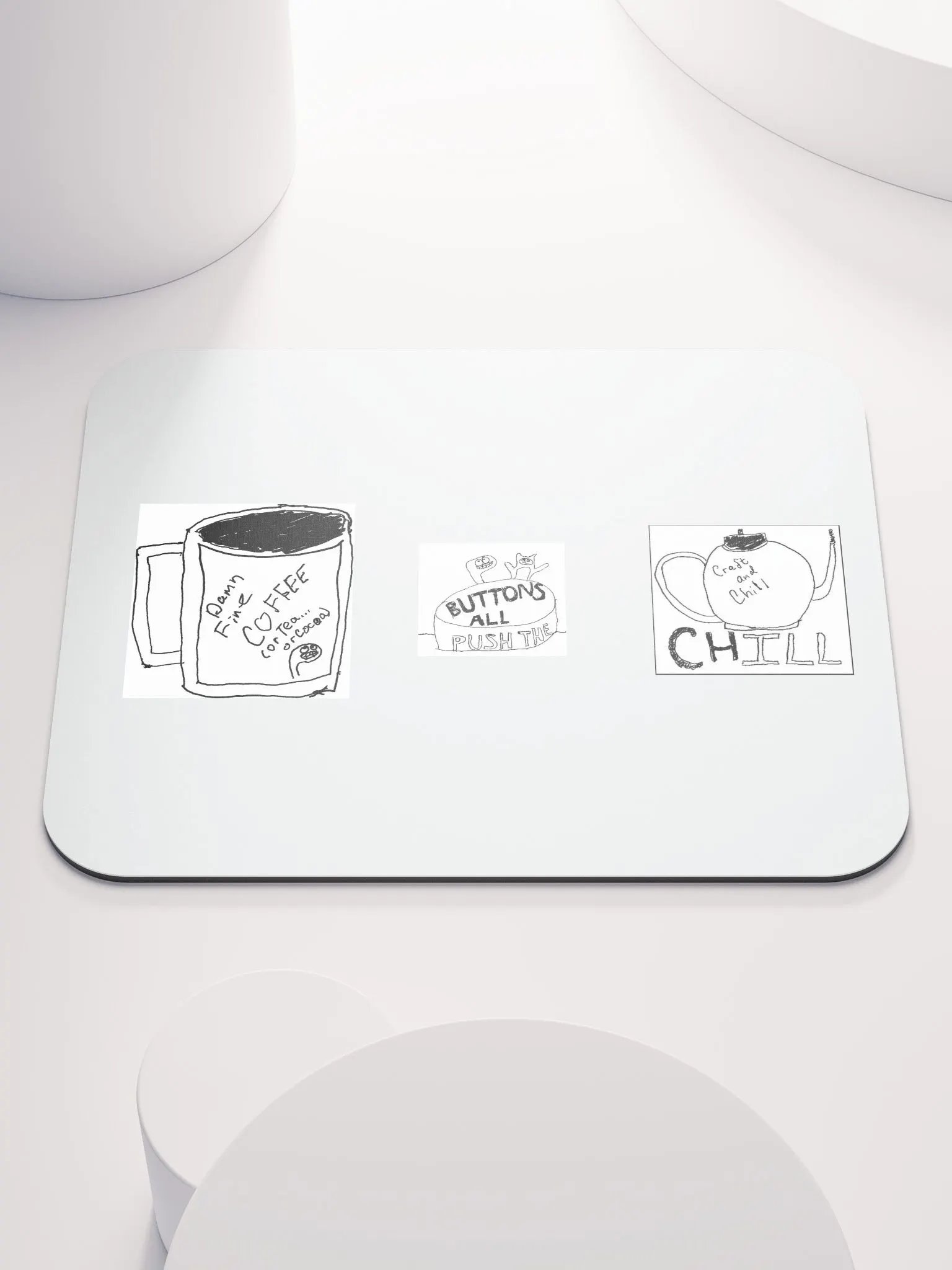 All in a Day's Work mousepad product image (1)