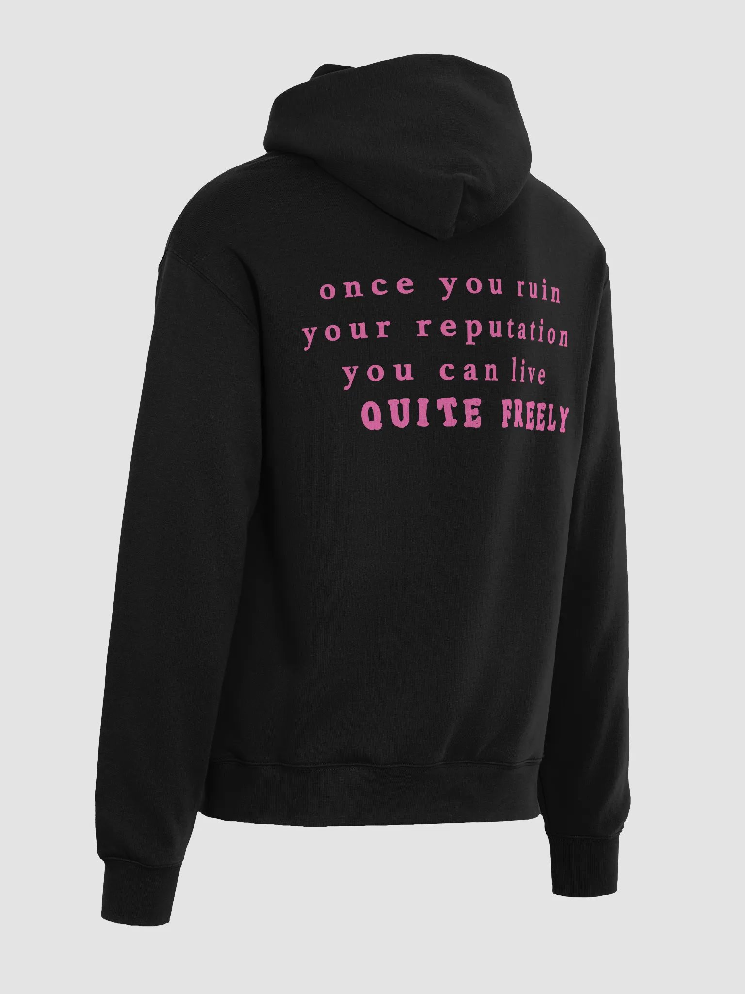 ruin your reputation hoodie black product image (5)