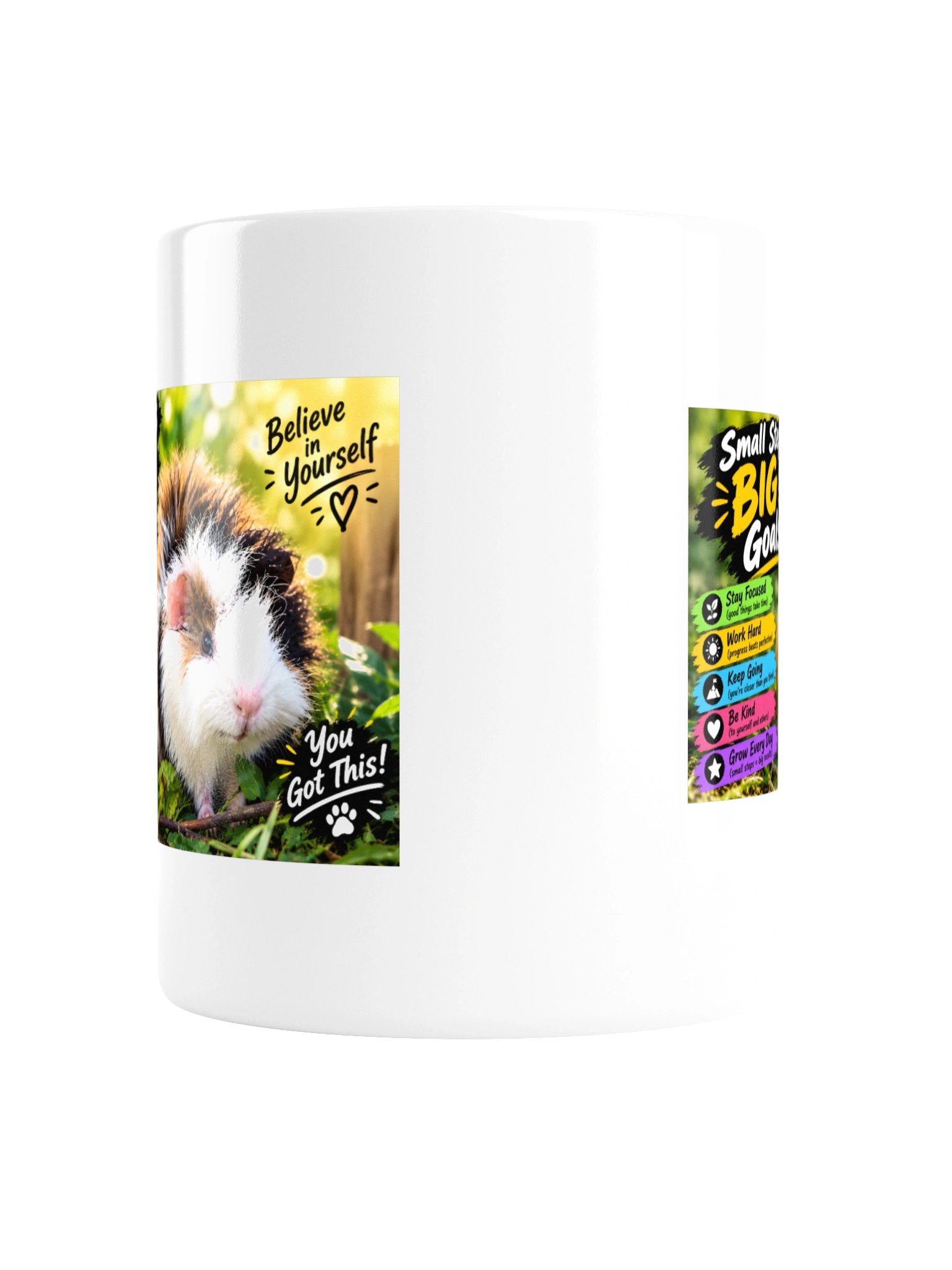 Small Steps Big Goals Guinea Pig Mug product image (4)